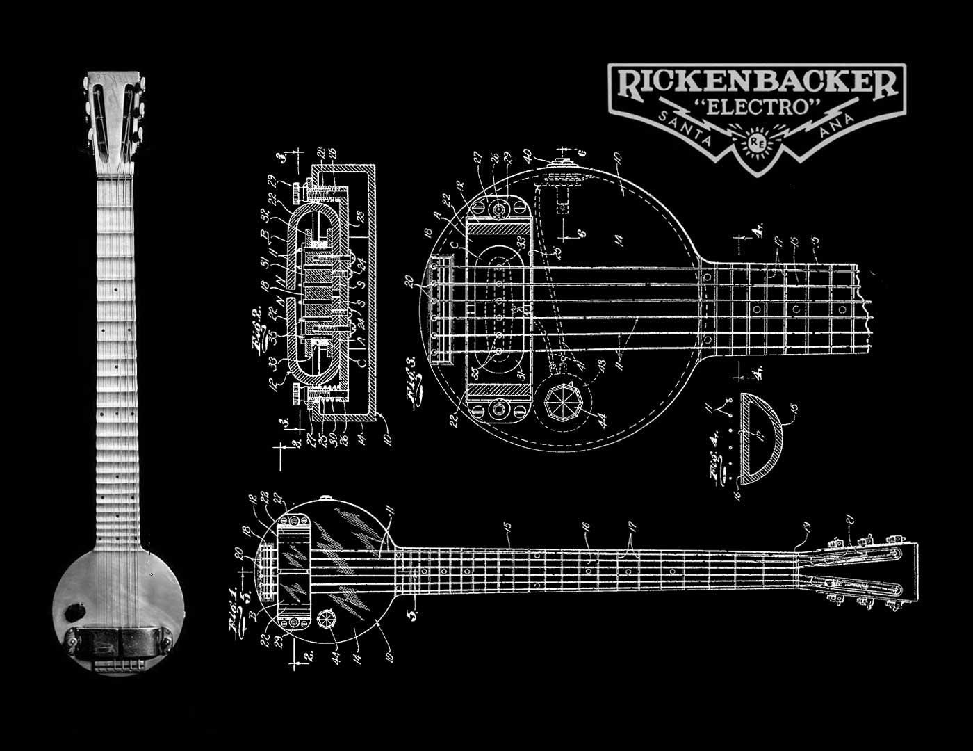 La primera guitarra eléctrica Quién la inventó y cuándo