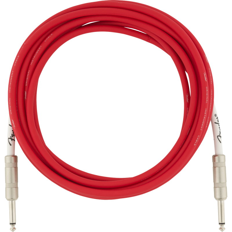 Cable Instrumento Fender Original Series Instrument Cable 4,5m Fiesta Red