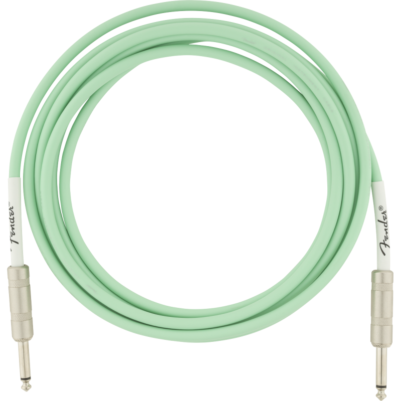 Cable Instrumento Fender Original Series Instrument Cable 4,5m Surf Green