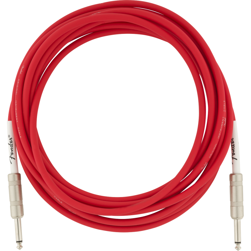 Cable Instrumento Fender Original Series Instrument Cable 5,5m Fiesta Red