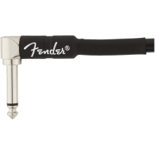 Cable Pedales Fender Professional Series Instrument Cables Angle/Angle 15cm Black