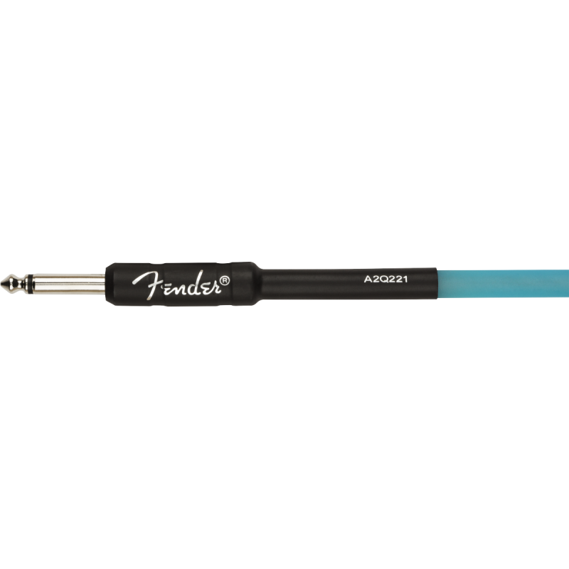 Cable Instrumento Fender Professional Glow In The Dark Cable Blue 5,5m