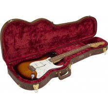 Estuche Guitarra Eléctrica Fender Classic Series Poodle Case Strat/Tele Brown