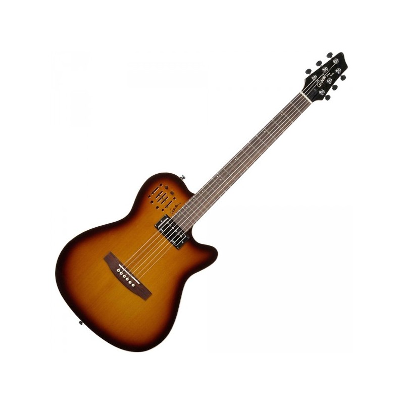 Guitarra Electroacústica Godin A-Series 6 Ultra Cognac Burst