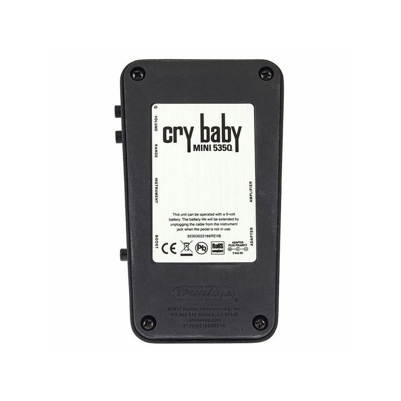 Wah Guitarra Dunlop Cry Baby Mini 535Q