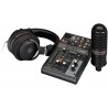Cascos, Micrófono y Mesa Yamaha AG03 MK2B Negro