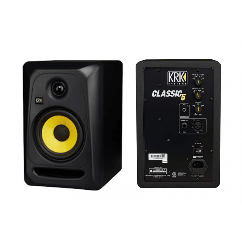 KRK CLASSIC 5 Monitor de campo cercano para estudio de grabación  biamplificado