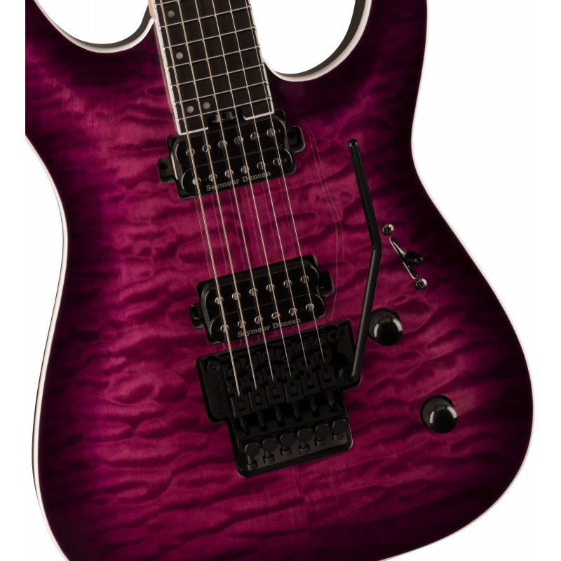 Guitarra Eléctrica Sólida Jackson Pro Plus DKAQTransparent Purple Burst