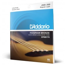 Daddario EPBB170 Phosphor Bronze Medium Long Scale 45-100
