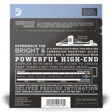 Juego 6 Cuerdas Bajo Eléctrico Daddario EPS170-6SL XL Prosteels Light Super Long Scale 30-130 