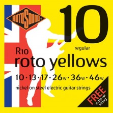 Rotosound Roto Yellows 10-46 Juego Cuerdas Guitarra Eléctrica