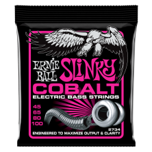 Ernie Ball 2734 Slinky Cobalt Escala larga 45-100 Juego 4 Cuerdas Bajo Eléctrico