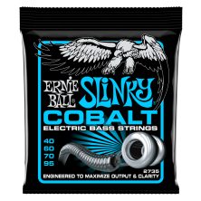 Ernie Ball 2735 Slinky Cobalt Escala larga 40-95 Juego 4 Cuerdas Bajo Eléctrico