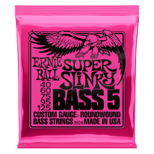 Ernie Ball 2824 Slinky Nickel Super Escala larga 40-125 