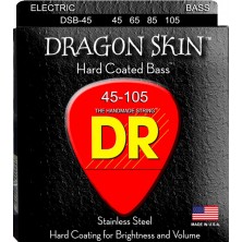 DR Strings Dragon Skin DSB-45 Long Scale Acero inox 45-105 Medium Juego 4 Cuerdas Bajo Eléctrico