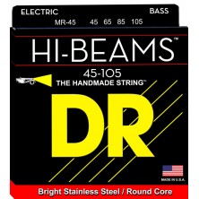 DR Strings Hi-Beam MR-45 Long Scale Acero inox 45-105 Medium Juego 4 Cuerdas Bajo Eléctrico