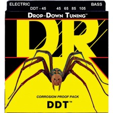 DR Strings DDT DDT-45 Long Scale Acero inox 45-105 Medium Juego 4 Cuerdas Bajo Eléctrico