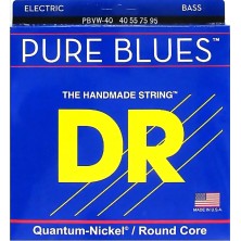 DR Strings Pure Blues PBVW-40 Long Scale Victor Wooten 40-95 Juego 4 Cuerdas Bajo Eléctrico