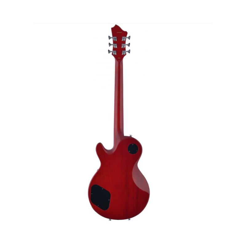 Guitarra Eléctrica Sólida Hagstrom Super Swede Crimson Flame