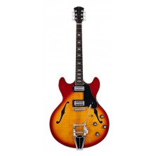 Guitarra Eléctrica Semisólida Sire Larry Carlton H7T Cherry Sunburst