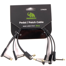 Mammoth LINES P025 Pedal 3ud 25cm Cable Pedales