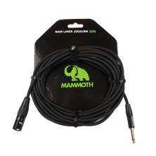 Mammoth LINES J20XLRM XLR Macho Jack Mono 6m Cable Instrumento