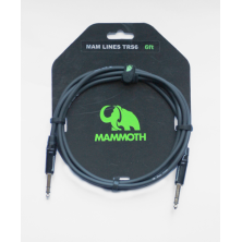 Mammoth LINES TRS6 Jack Stereo 3m Cable Instrumento