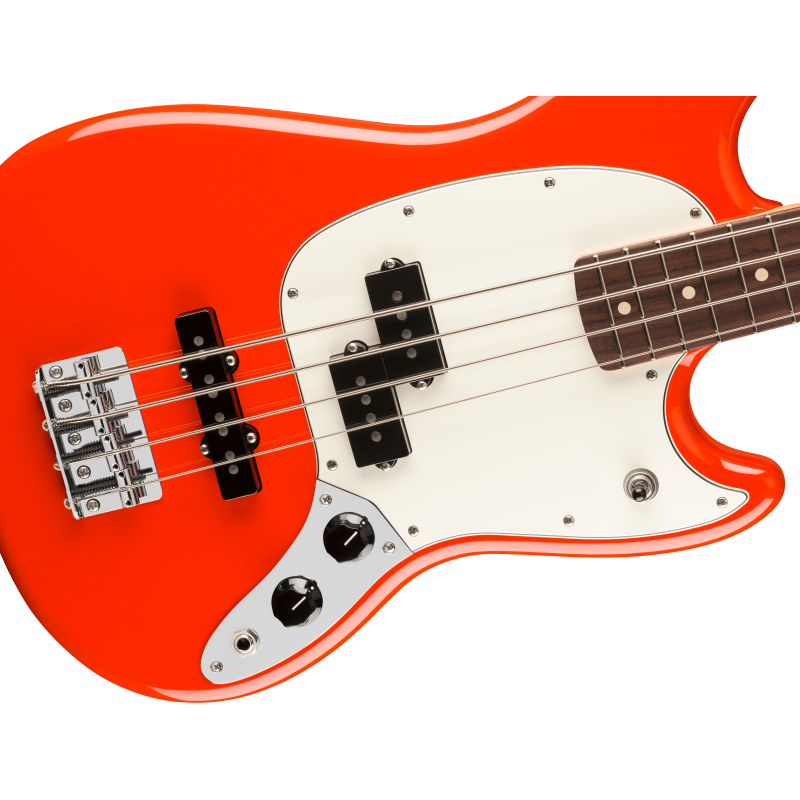 Bajo Electrico 4 Cuerdas Fender Player II Mustang Bass PJ Rw-Crr