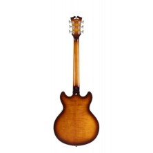 Guitarra Eléctrica D'Angelico Premier Mini DC Dark Iced Tea Burst