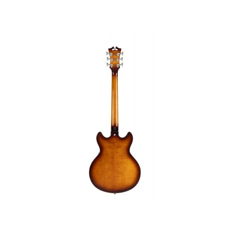 Guitarra Eléctrica D'Angelico Premier Mini DC Dark Iced Tea Burst