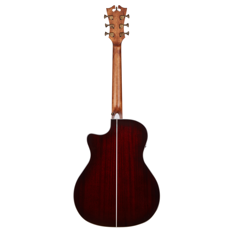 Guitarra Electroacústica D'Angelico Premier Gramercy Trans Black Cherry