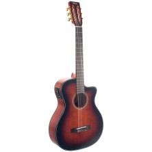 Guitarra Clásica Eléctrificada Valencia VA434CECSB Sunburst