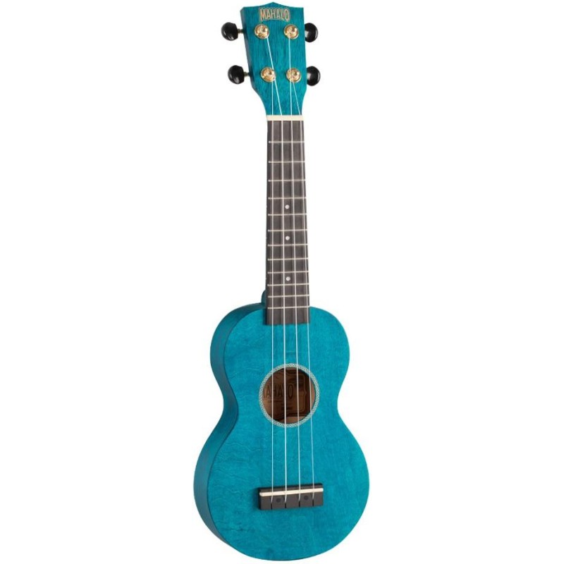 Ukelele Soprano Mahalo MS1TBU Trans Blue