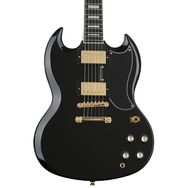 Guitarra Eléctrica Sólida Epiphone SG Custom Ebony