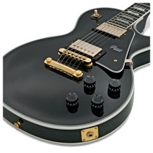 Guitarra Eléctrica Sólida Gibson Les Paul Custom Ebony Gloss