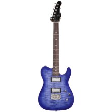 Guitarra Eléctrica Sólida G&L Tribute Asat Deluxe Bright Blueburst