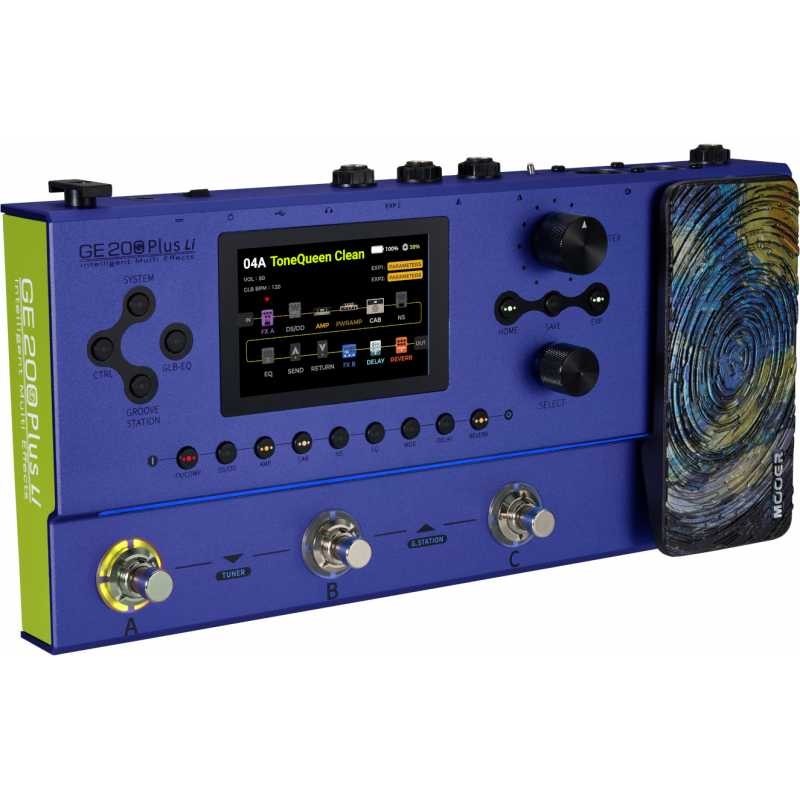 737709 Mooer GE 200 Plus Li Pedalera Multiefectos Guitarra