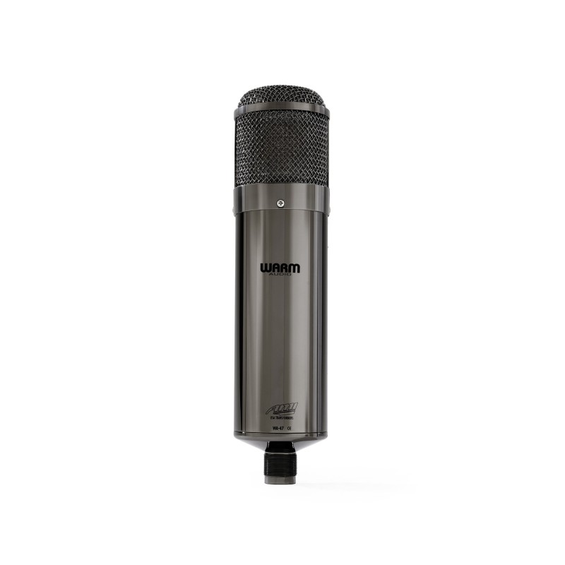 7247499W11007 Warm Audio WA-47T Micrófono condensador a válvula Ed. Limitada Titanium Silver