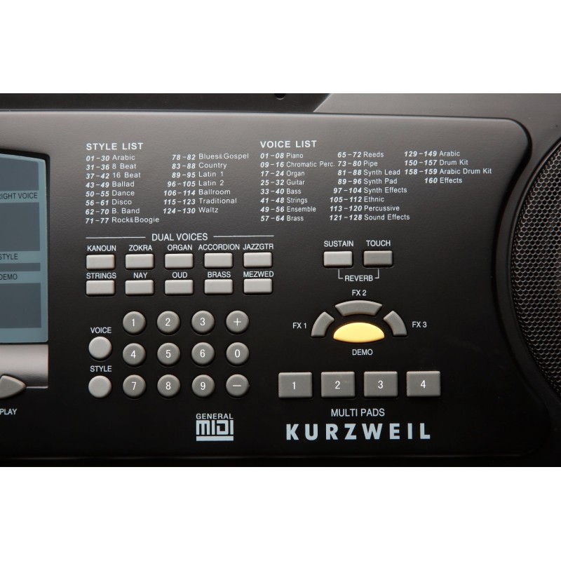 KP120A Kurzweil KP120A Teclado Oriental 61 Teclas