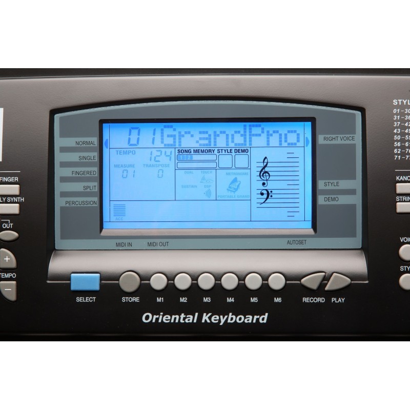 KP120A Kurzweil KP120A Teclado Oriental 61 Teclas
