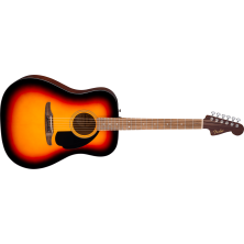 0974200500 Fender CA Standard Redondo 3 Tone Sunburst Guitarra Acústica