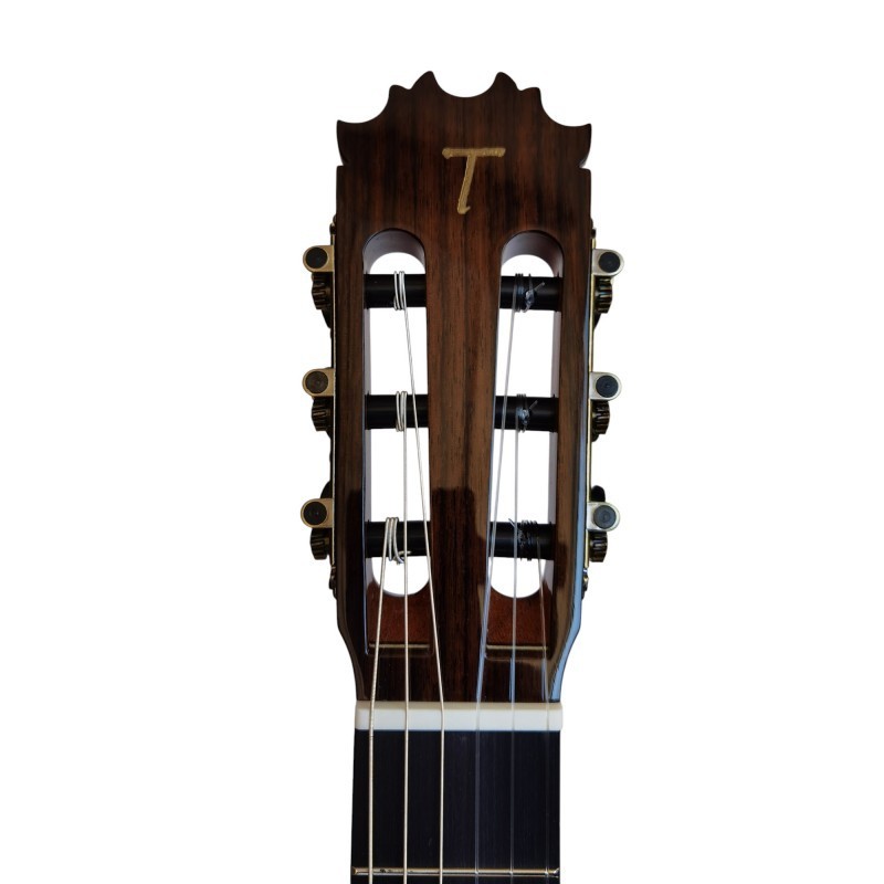 ATF-TOMATITOALMERIANAT Antonio de Toledo Tomatito Almería Guitarra Flamenca negra de palo santo de Patagonia