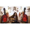 Antonio de Toledo Tomatito Almería Roja Guitarra Flamenca negra de palo santo de Patagonia