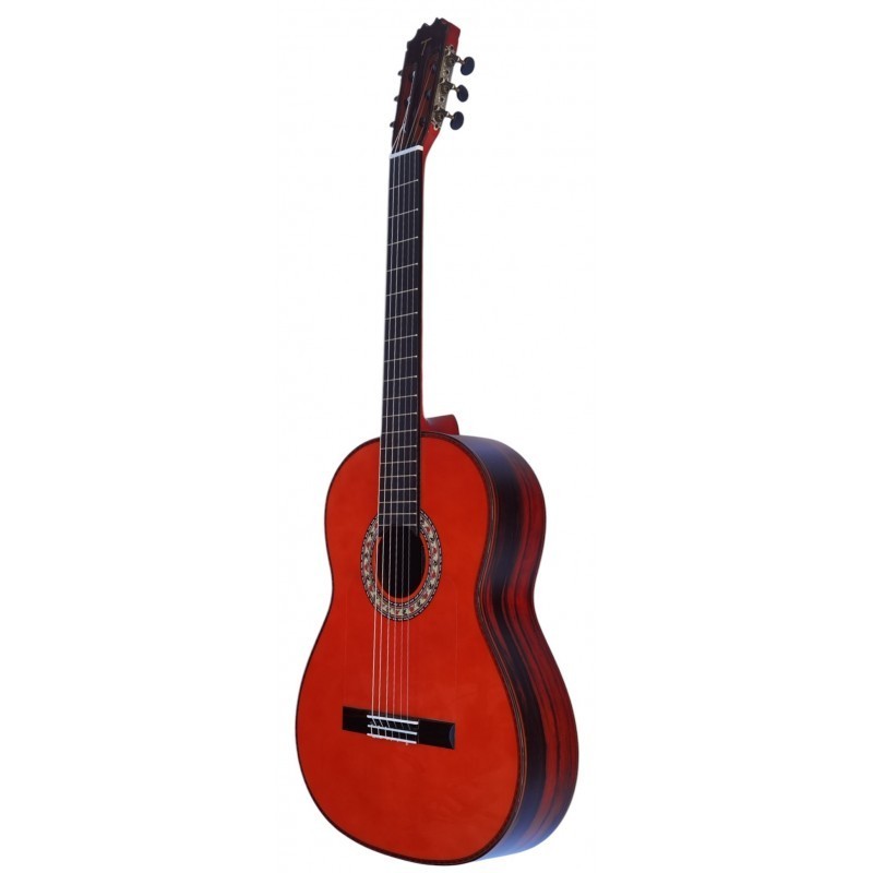 ATF-TOMATITOALMERIAROJA Antonio de Toledo Tomatito Almería Roja Guitarra Flamenca negra de palo santo de Patagonia