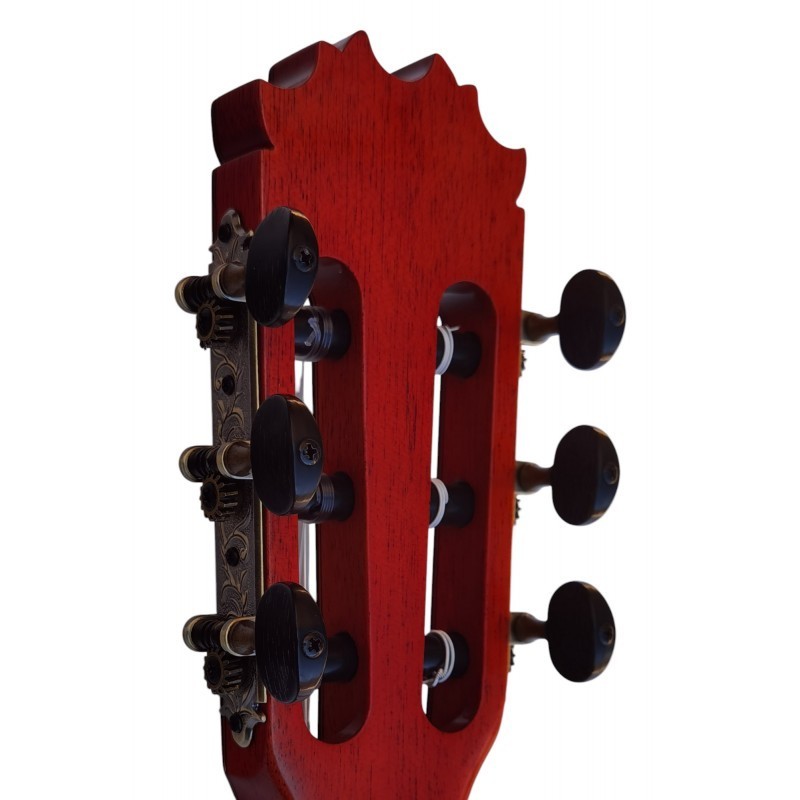 ATF-TOMATITOALMERIAROJA Antonio de Toledo Tomatito Almería Roja Guitarra Flamenca negra de palo santo de Patagonia