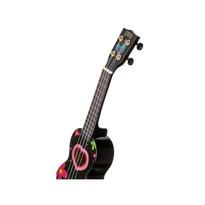 maha-MA1HEBK Mahalo MA1HEBK Ukelele Soprano Corazones con Funda