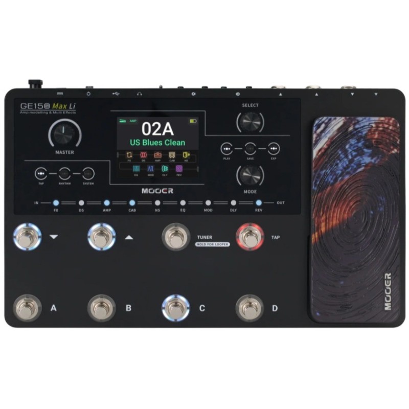 1005461 Mooer GE 150 MAX LI pedalera multiefectos guitarra