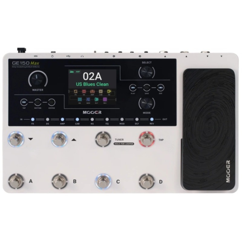 1005460 Mooer GE 150 MAX Pedalera Multiefectos guitarra eléctrica