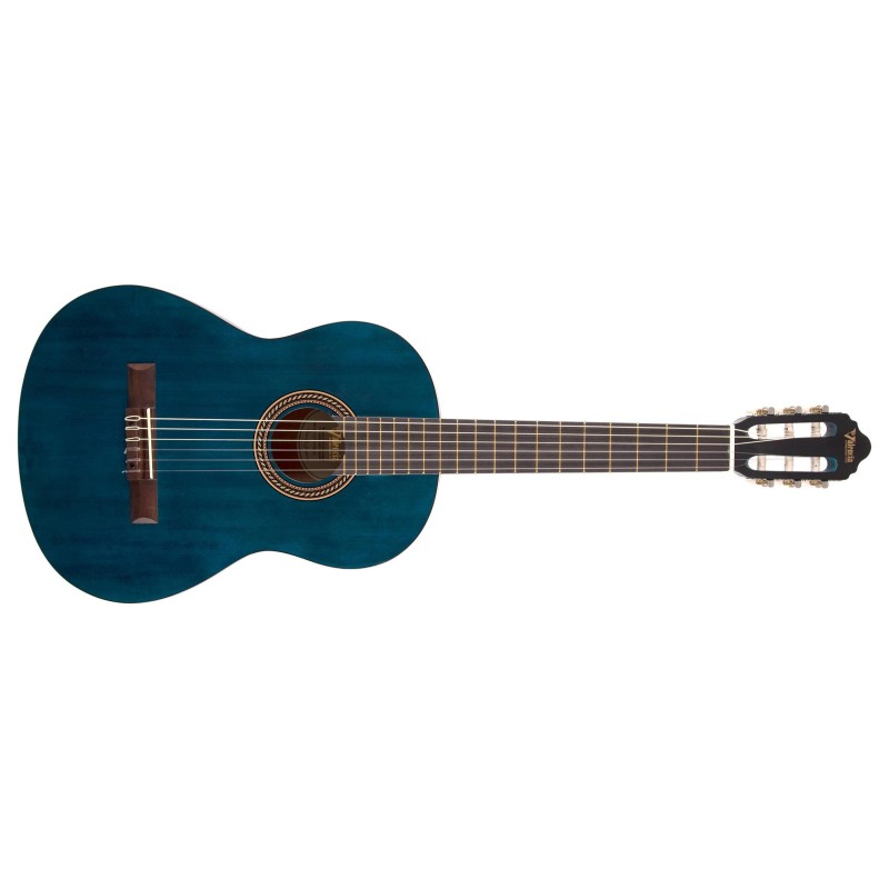 VC214TBU Valencia VC214 Trans Blue Guitarra Clásica