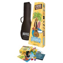 MR1BKK Mahalo MR1BKK Series Rainbow Pack Ukelele Soprano Negro
